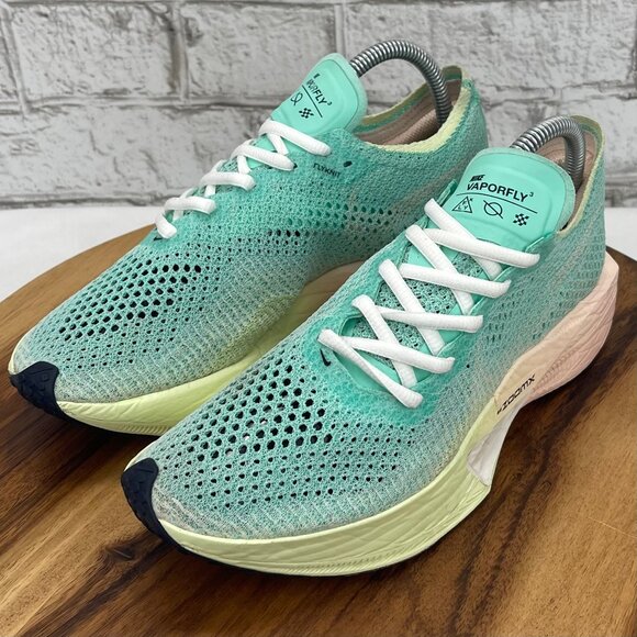 Nike Zoomx Vaporfly Next%3 Womens 8.5 Mint Foam Sunset Tint Running Shoes - Picture 1 of 16